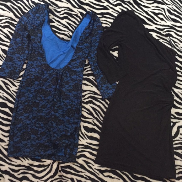 2 bodycon dresses off shoulder and low back lace - Picture 3 of 7